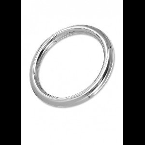 Erotic Metal cockring 8 mm breed zilver kleur 55mm
