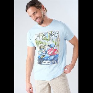 DEELUXE T-shirt met vintage printROBOTRIP Sky