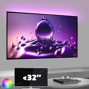 TV led strip | TV verlichting | TV Lamp | set met 1 RGB strip tot 32 inch | 1x 50cm led strip | Gaming accessoires | Led Light Strip | Licht strip
