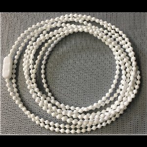 Rolgordijn ketting Kunststof 175 cm eindeloos - Cremé