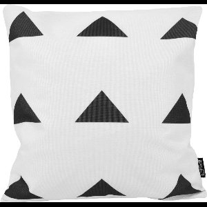 Sierkussen Dano Black/White #3 - Outdoor/Buiten Collectie | 45 x 45 cm | Katoen/Polyester