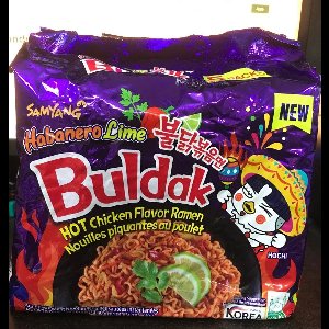 SAMYANG-BULDAK STIR-FRIED RAMEN HABANERO LIME 5X135GR