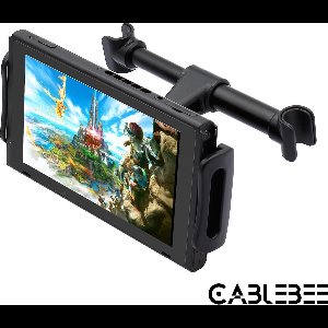 Cablebee autohouder / hoofdsteunhouder voor Nintendo Switch / Switch lite zwart