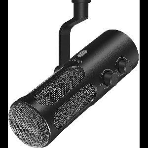 FIFINE - TANK3 - USB / XLR Studio Microfoon - Geschikt voor PC/PS4/PS5 - RGB - Podcast - Gaming - Streaming - Zwart