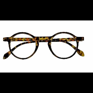 Ear2Ear leesbril Luke 01 +2.00 - Tortoise - Rond - Retro - incl. verpakking en pouch