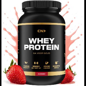 CN Supplements Whey Protein - Aardbei - Eiwitpoeder - Eiwitshake - 2500 gram - 70 Shakes