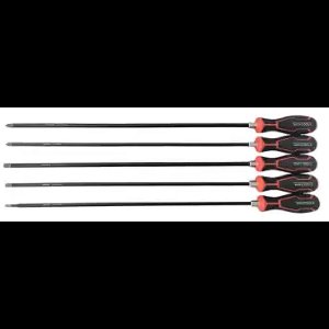 5-delige set schroevendraaiers met lange reikwijdte XXL-XXL sleuf schroevendraaier