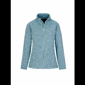 BJØRNSON Olenka Gebreid Vest Dames - 4 Seizoenen - Ademend - Maat 44 - Zeegroen