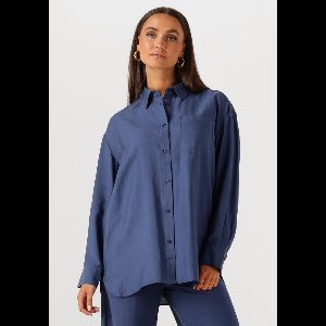 MSCH Copenhagen Mschdisa Shirt Dames - Jurken - Blauw - Maat S/M