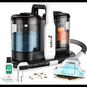 GoScrub® Professionele Tapijtreiniger – Vlekkenreiniger & Bank Reiniger – Voor Bank, Auto, Matras – Inclusief Schoonmaakmiddel – Reinigingsmachine - Zetelreiniger