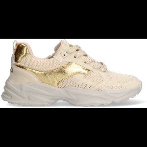 VINGINO VIN825183-701 Meisjes Lage Sneakers - Beige - Leer - Veters