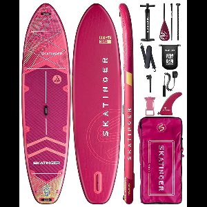 Skatinger Prana Meteor Red 350x89x15 cm (11'6'') yoga SUP board
