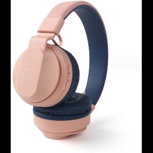 KINSI Kids Bluetooth Headset met Volumebegrenzing | Bluetooth 5.0 & 3.5mm Jack | MicroSD Ondersteuning | Lange Batterij (8 uur) | 2 Modi: Draadloos & Bedraad