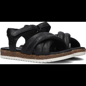 Jochie & Freaks Blossom Sandalen - Meisjes - Zwart - Maat 33