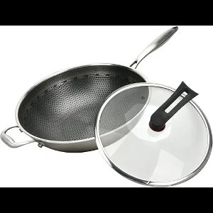 Hongli Hybride Wok - Wokpan - Diameter 36 CM - Anti aanbak - De Rolls Royce onder de Wokpannen!