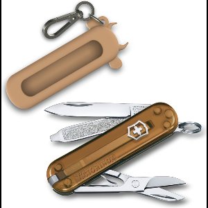 Victorinox Classic SD Zakmes met Siliconen Hoes – Chocolate Fudge