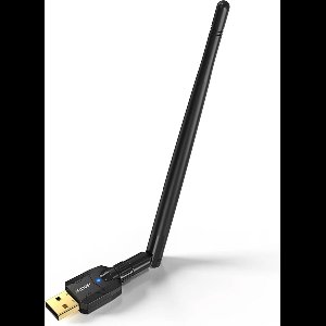 EDUP EP-B3536GS Bluetooth 5.1 Adapter met Externe Antenne - Bereik tot 150 Meter - USB 2.0 - Plug & Play