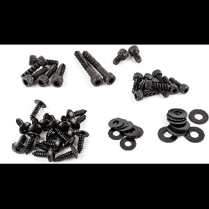 Beplating schroefset voor MBK Booster, Yamaha BW’s zwart (bouwjaar tot 2004)