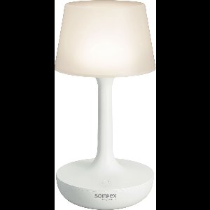 Sompex tafellamp Ginn | Wit| Oplaadbaar| RGB verlichting | Spatwaterdicht