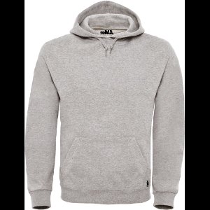 Basic hoodie - heather grey - 3XL - soBAD. | Crewneck | 100% Organic | Unisex | Sweater heren | Sweater dames