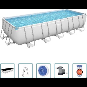 Bestway Zwembad Power Steel bovengronds rechthoekig 19281 L