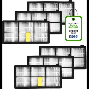 DEGG - HEPA filters geschikt voor iRobot Roomba 800/900 series - Geschikt voor iRobot Roomba onderdelen - 6 STUK(S)