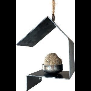 Voederhuis Vogelhuis Cortenstaal hangend