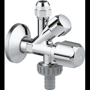GROHE Hoekstopkraan - Wandaansluiting 1/2" - Chroom