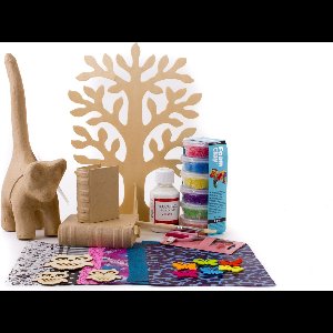 Décopatch® luxe knutselpakket decoratief poes juwelenboom Foam Clay® decoupage