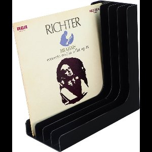 VDD LP Standaard - LP Opbergsysteem - Vinyl Opbergkast - Platenkast - Zwart