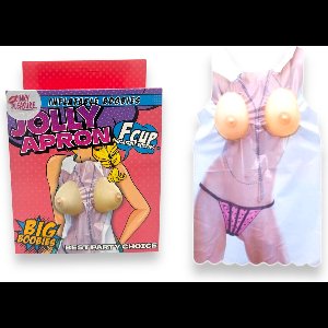 Grappige Keukenschort met Opblaasbare Boezem