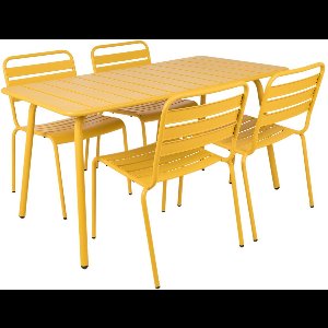 MaximaVida metalen tuinset Max okergeel 150 cm