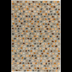 Easy Living - Reef-Pixel-Grey-multi Vloerkleed - 200x290  - Rechthoek - Laagpolig Tapijt - Modern - Meerkleurig