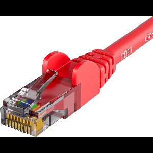 Qost - CAT5e internetkabel - CCA / UTP - 1 Gbps / 100 MHz - RJ45 Connectoren - Patchkabel / Netwerkkabel - 2 meter - Rood