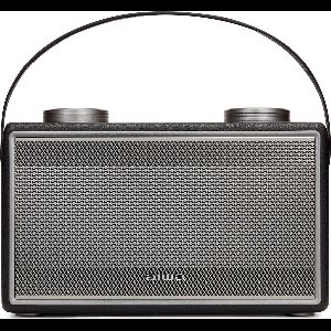 Portable Bluetooth Radio Aiwa BSTU800BK 50W Speaker Grey Vintage