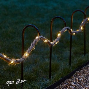 Mrs. Jones Decoratief lichtsnoer met 60 warmwitte leds op batterijen - Verlichting voor feestjes en decoratie .