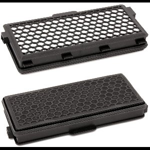 Hepa Vervang Filter - Geschikt Voor Miele S4000/S5000 - Vervangt SF-HA 50 - Stofzuigerfilter - 2 stuks - zwart