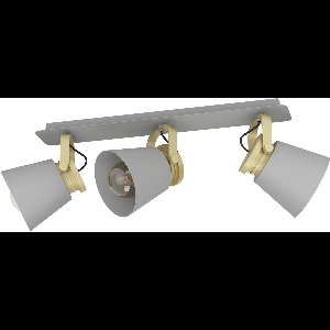 EGLO Twicken Spot - E27 - 59 cm - Grijs|Goud -Staal