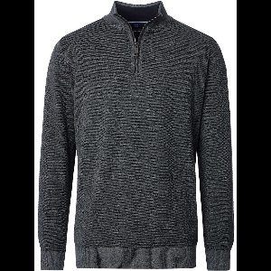 Casa Moda Heren Trui Met Opstaande Kraag Katoen - L