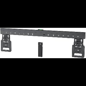 TV muurbeugel voor 43-100 inch schermen - Low profile - Tot 75kg - Zwart