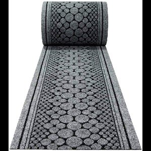 JYG tapijtloper Stone Grijs 66 x 1200cm (=12m) Keukenloper - Anti Slip - snijdbaar