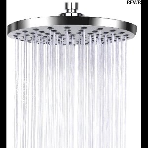 RFWR® Ronde hogedruk douchekop 25,4 cm - Antikalk en roestvrij staal - 360° draaibaar