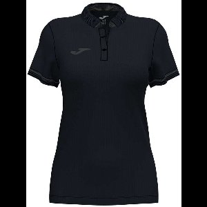 Joma Championship Vi Korte Mouw Poloshirt Zwart 12-14 Years Meisjes