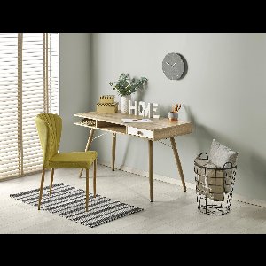 NoaHome Zeravian Bureau Sonoma – Stijlvol en Functioneel Houten Bureau (60x120 cm) – Perfect voor Thuiswerken en Studeren