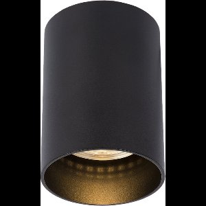 Atmooz - Nuo Fix - Zwart - 50W - GU10 - Metaal - Opbouwspot - Plafondspot - Woonkamer / Eetkamer / Slaapkamer