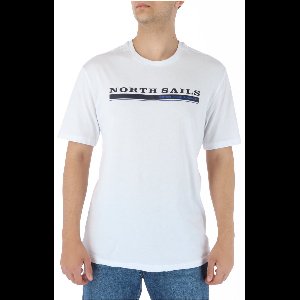 Graphic Tee Short Sleeve Crew Neck - White Shirts