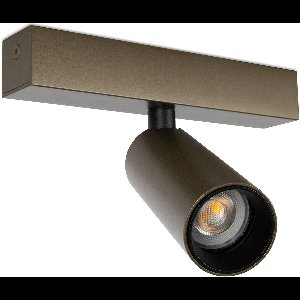 KS Verlichting opbouwspot - Vigo 1 plafondlamp - Brons - GU10 - Aluminium