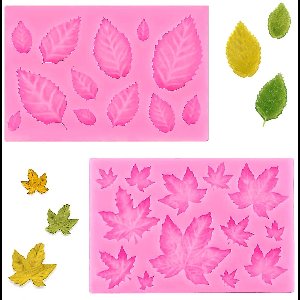 Siliconen mallen voor harsstijlen - set van 2 - voedselveilig - 9,7 cm