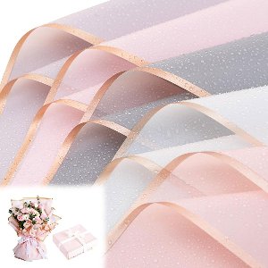 Inovra Plus - Waterdicht inpakpapier voor boeketten en bloemen | Geschenkverpakkingen decoratie | 10 stuks (58 x 58 cm)