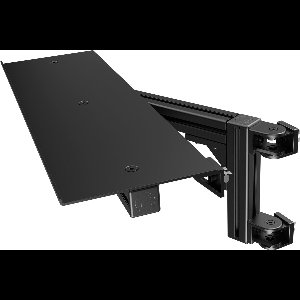 Trak Racer- TR8020 620mm tafelblad/bureau met draaibare houder - Zwart